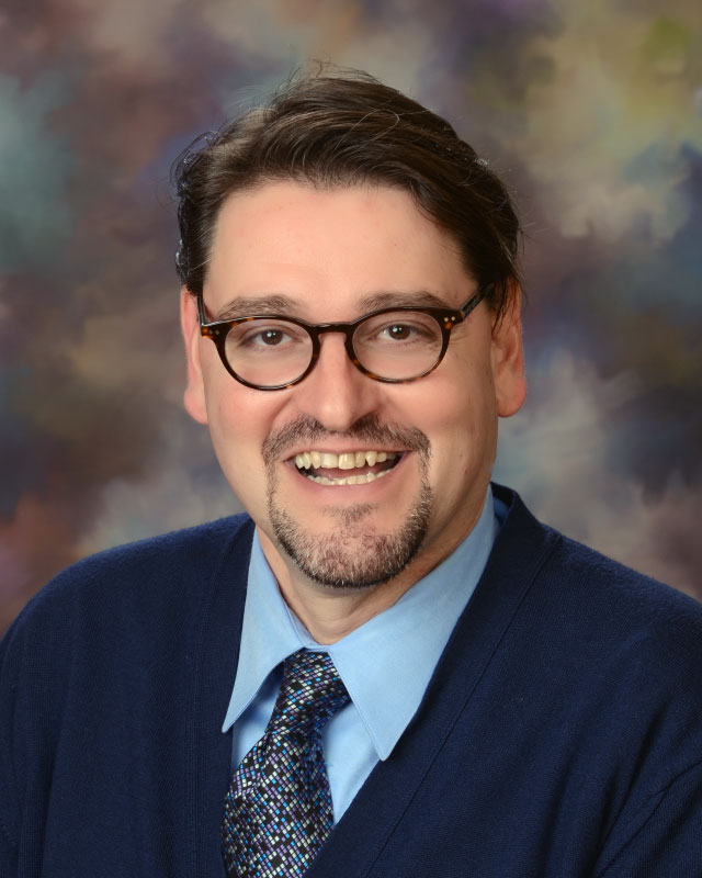Huntington drama club advisor Mike Schwendemann.