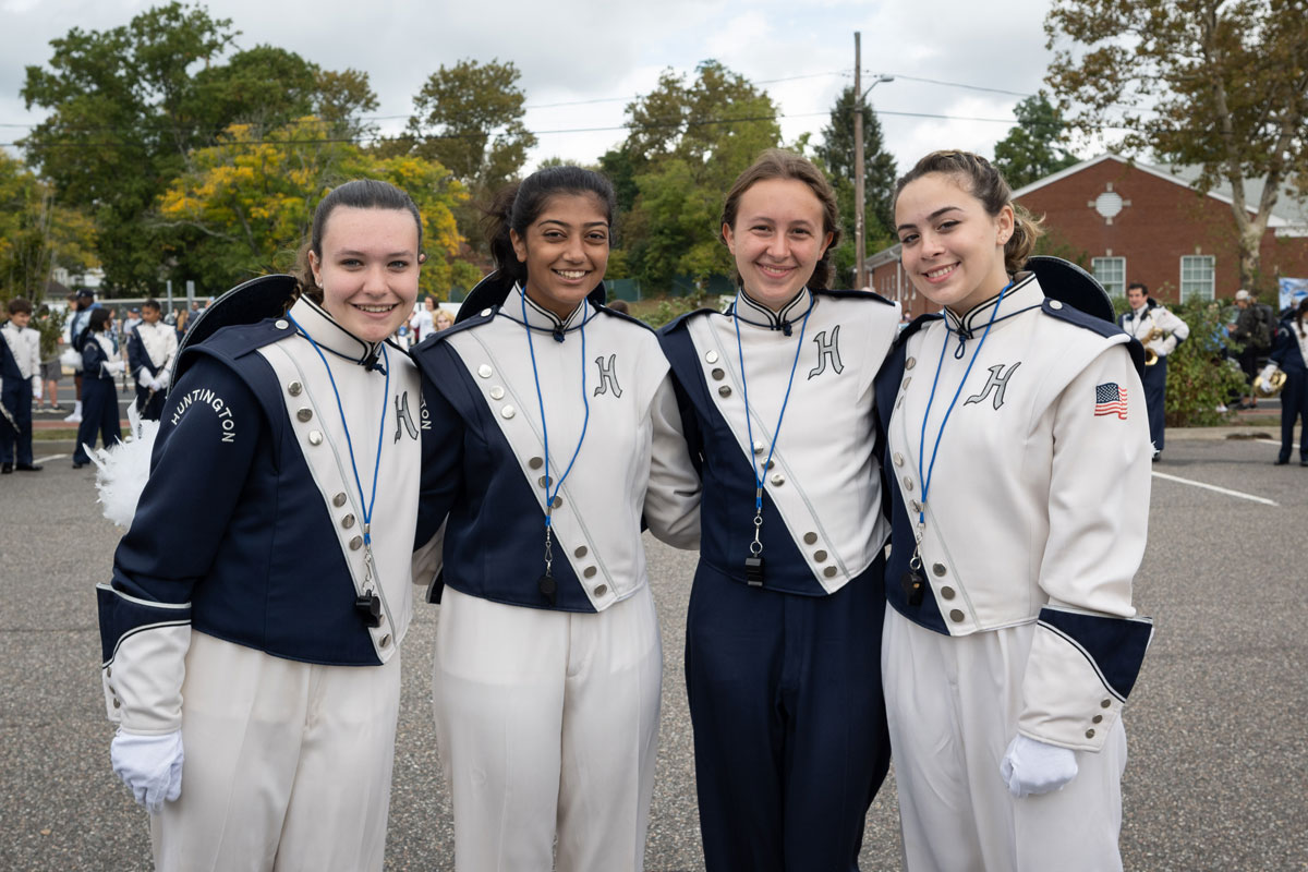 The Blue Devil marching band was formed in 1934. (Darin Reed photo.)