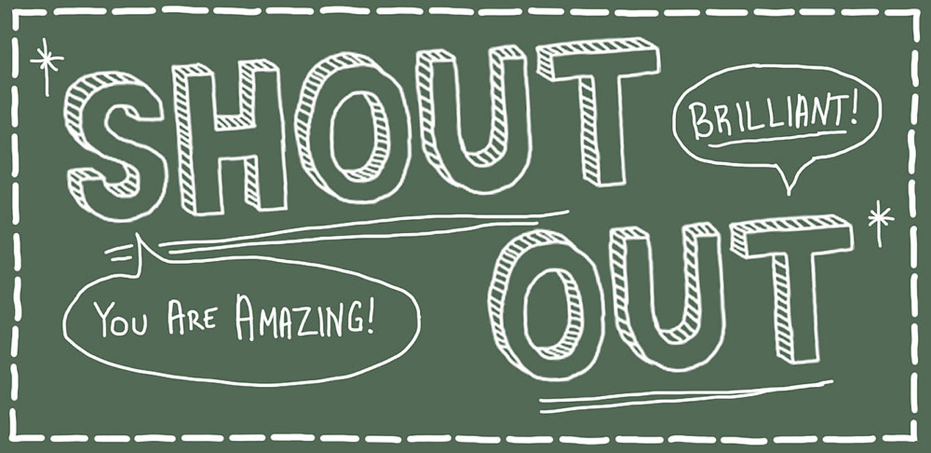 New Woodhull Principal Scott Oshrin has created a Shout Out tradition at the school