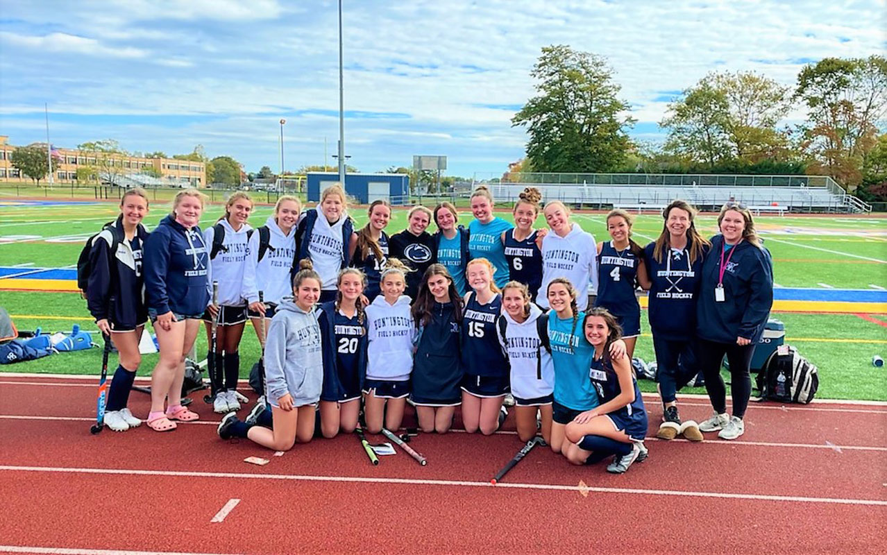 The Blue Devil team after the upset playoff victory.