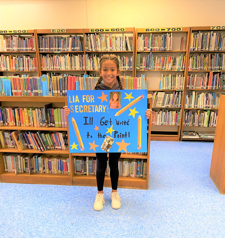 Lia Zivkovic is the Woodhull student council secretary.