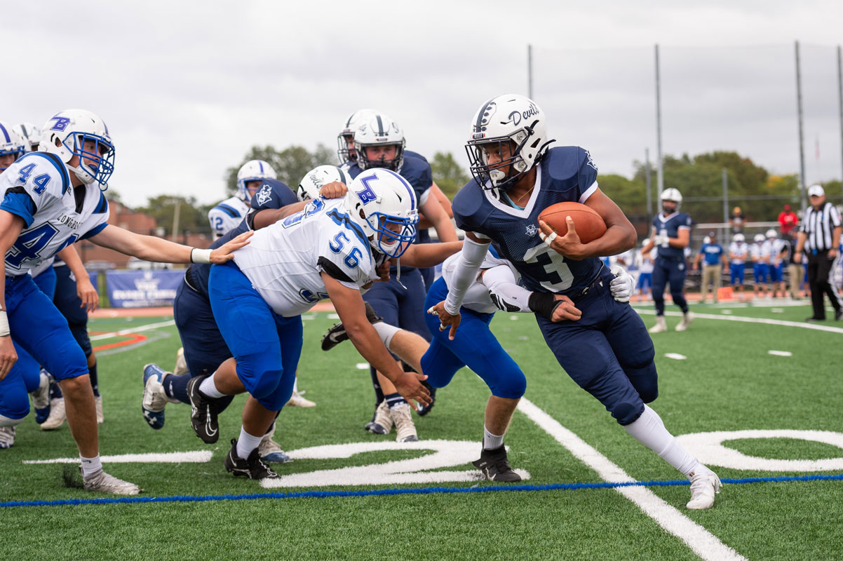 Josiah Melendez turned in another great game with two touchdowns. (Darin Reed photo.)