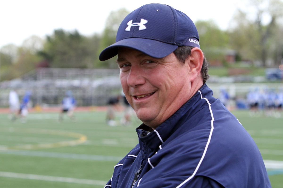 Former Huntington boys' lacrosse head coach Paul McDermott. (Photo by Mike Connell.)