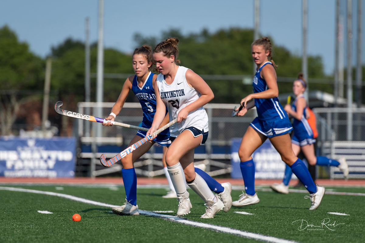 Kaci McDonald is indispensable to the Huntington field hockey team. (Darin Reed photo)