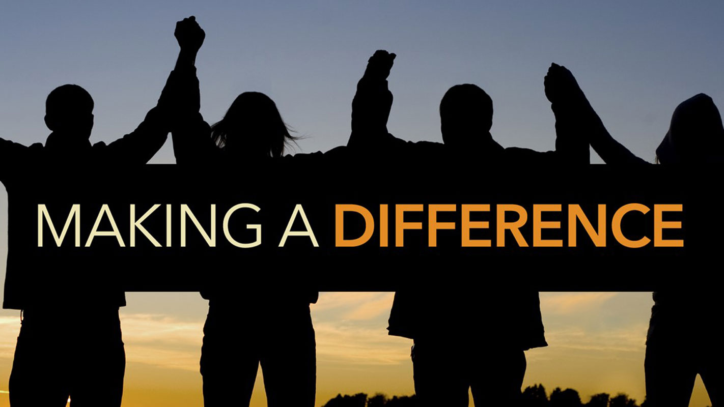 Huntington High School AWOD club members are making a difference.  (1)