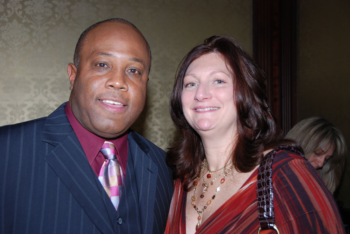 Tood Jamison with his wife, Lisa.