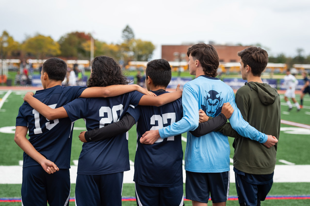 First soccer image