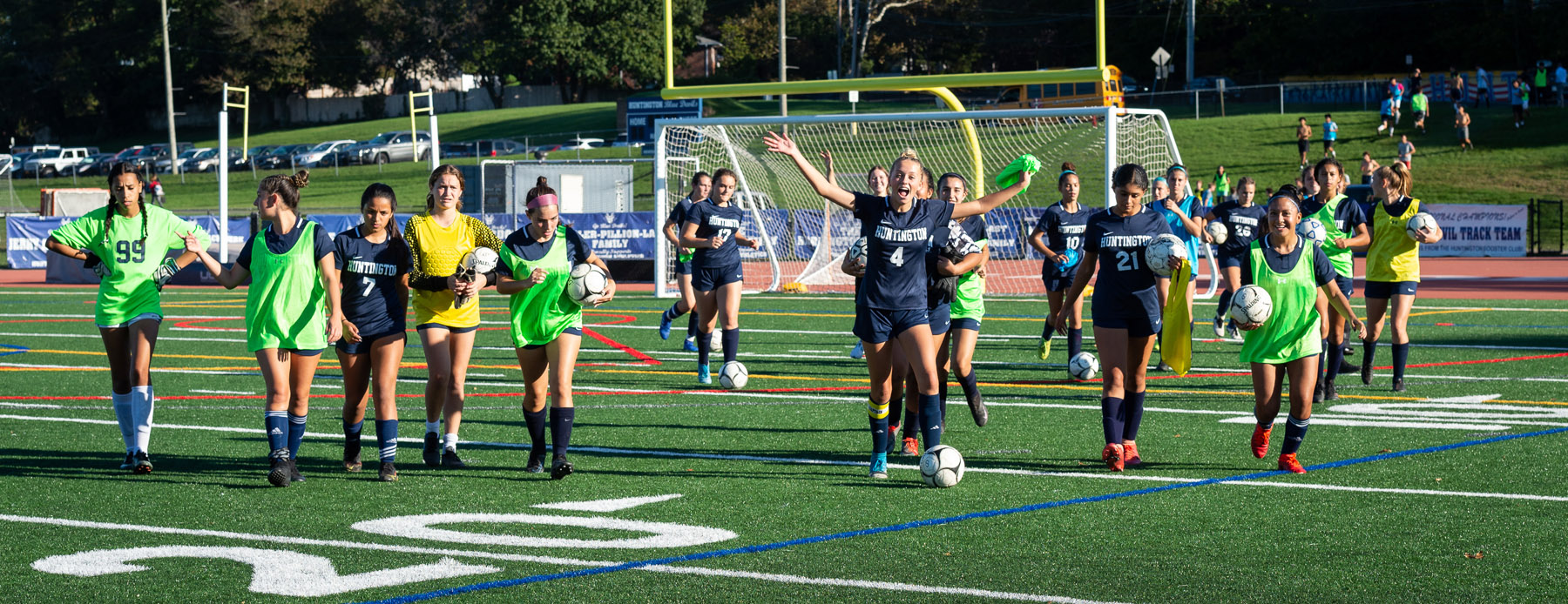 First soccer image