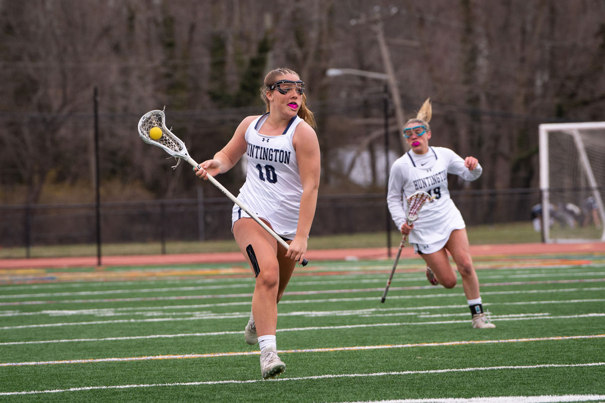 Gianna Forte in motion for the Blue Devils. (Darin Reed photo)