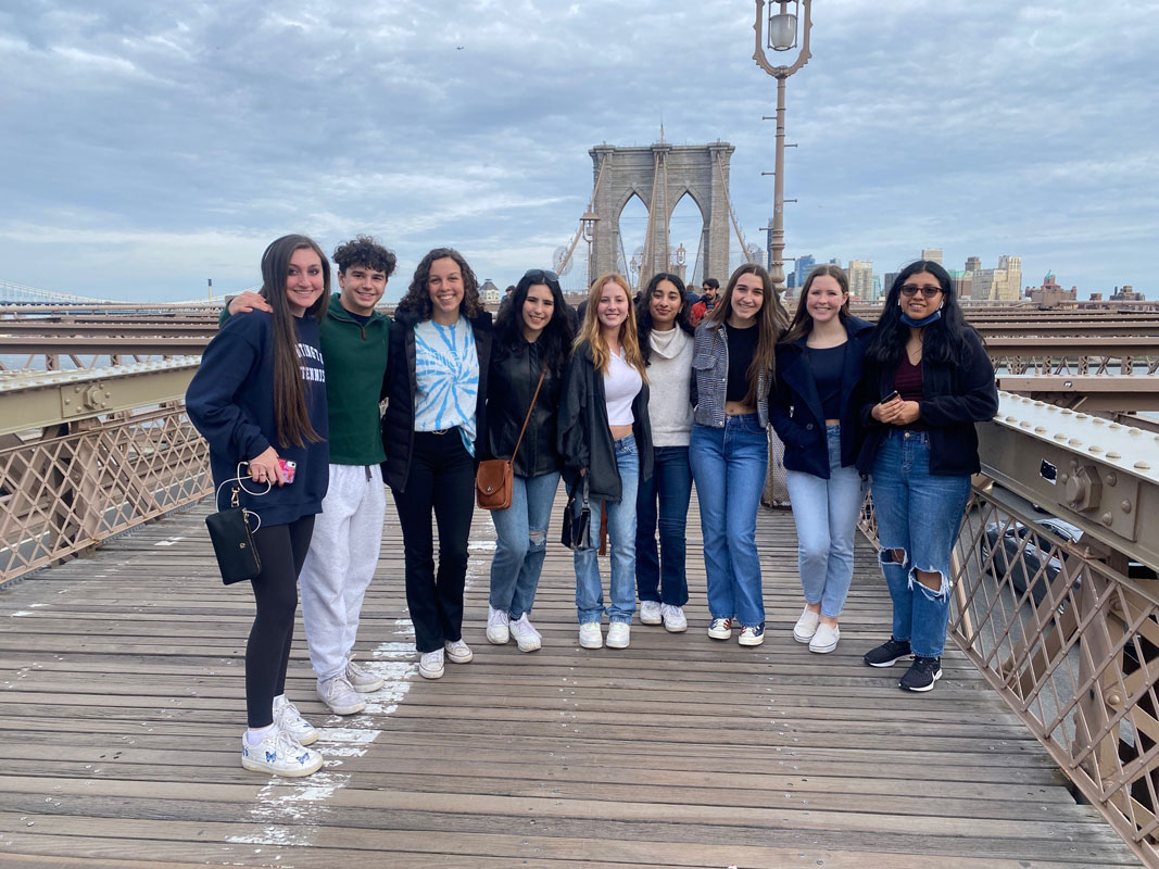 Huntington students spent three days in New York city for the Virtual Enterprise Youth Business Summit.  