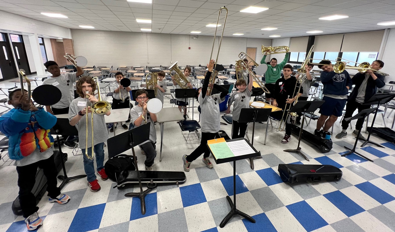 Band Fest 2022 drew many talented young musicians to the high school.