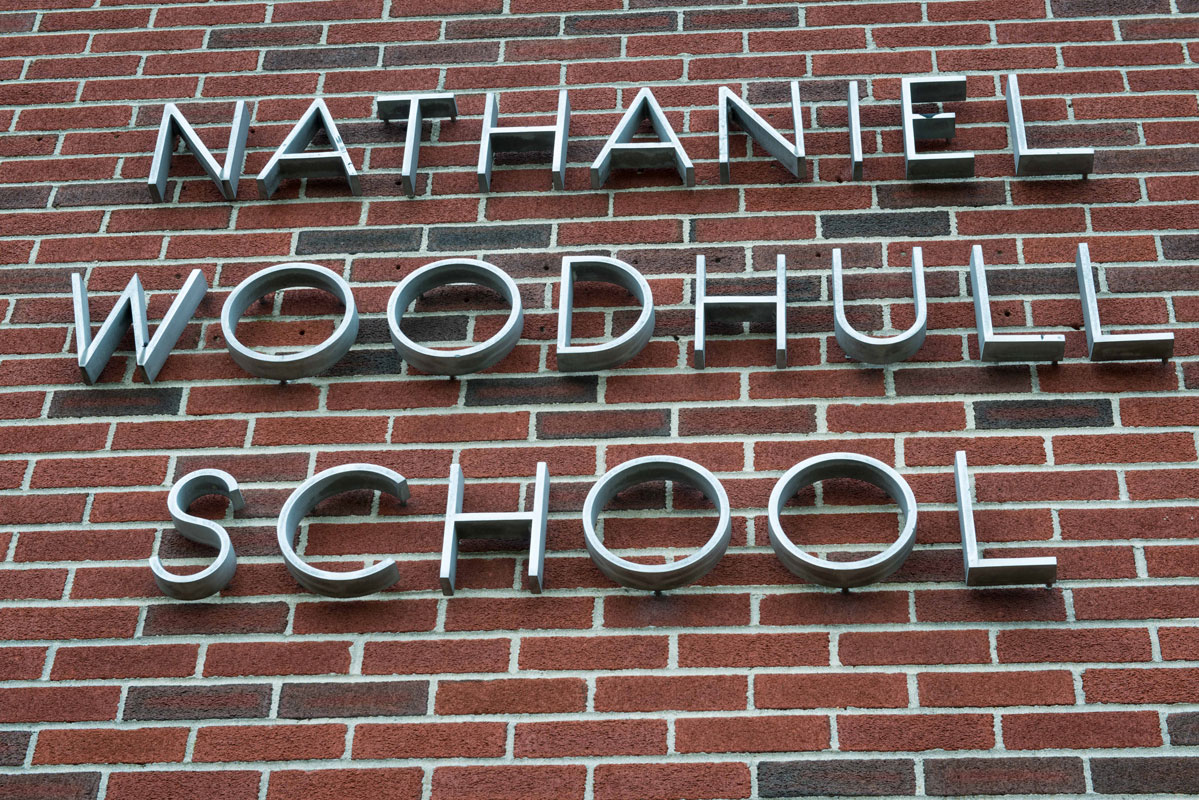 Woodhull Intermediate School in Huntington opened in January 1967. (Darin Reed photo)