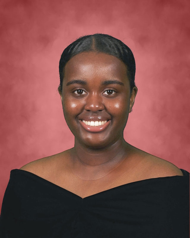 Huntington High School senior Taraina Augustin is headed to the University at Albany 
