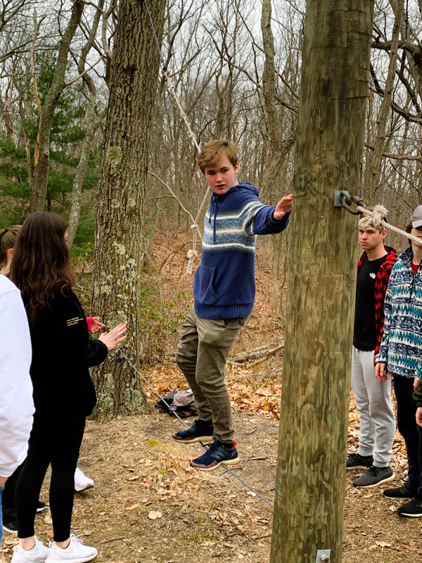 The Huntington Project Adventure students had a great time at Sunken Meadow 