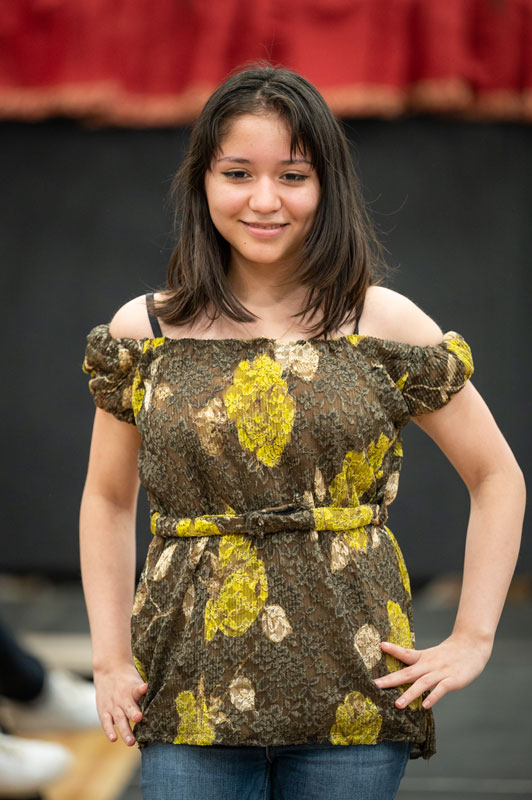Jacqueline Gonzalez-Alvarez at last spring's fashion show. (Darin Reed photo)