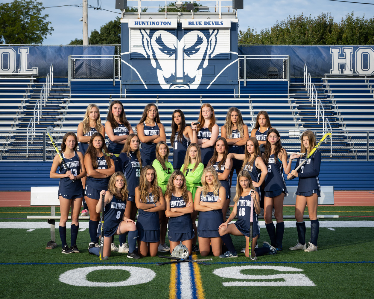  The 2022 Huntington High School field hockey team. (Darin Reed photo)  