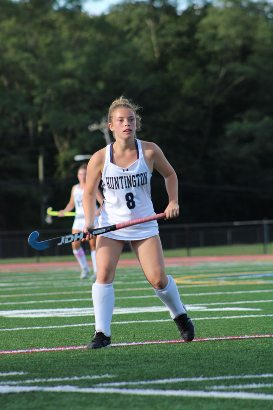 Junior field hockey player Olivia Polinsky was photographed by Victoria Befumo.