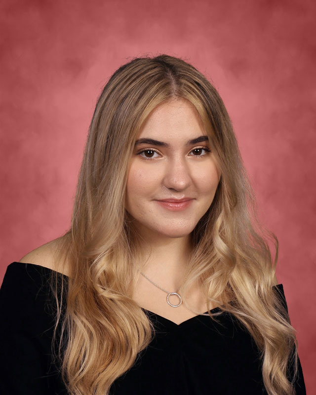 Huntington High School senior Ally Kustera 