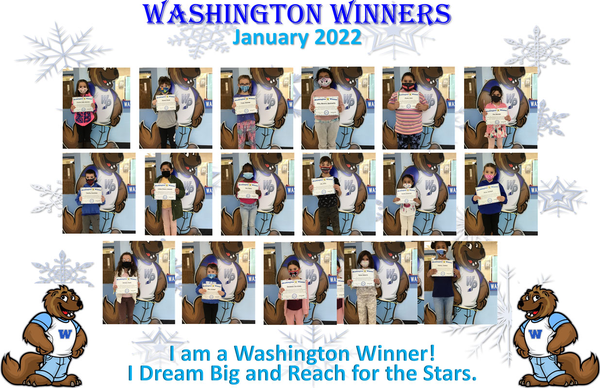 Washington Ways Award recipients for January 2022. 