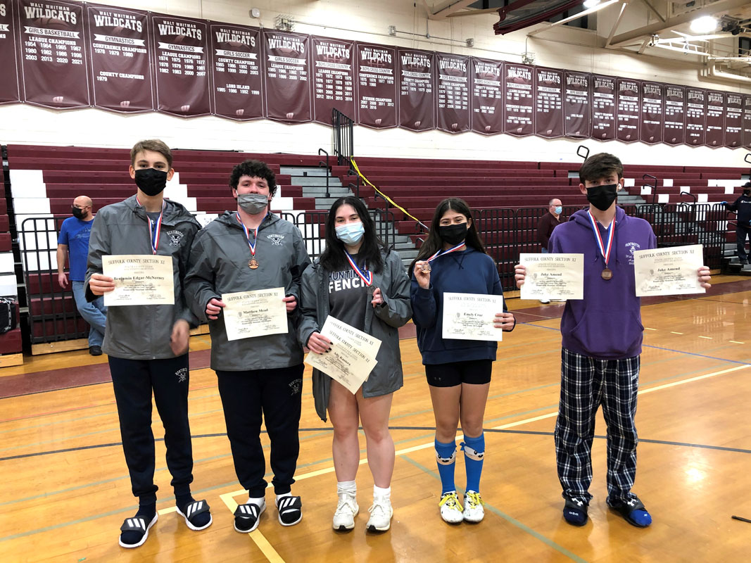 Huntington's individual county championship qualifiers.