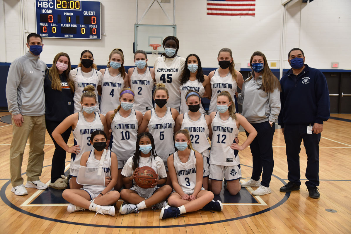 The Huntington girls' basketball team has reached the Suffolk Final Four.