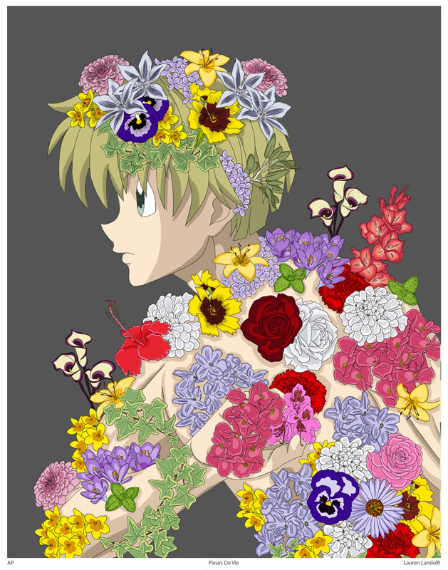 Senior Lauren Landolfi created this gorgeous piece of artwork.