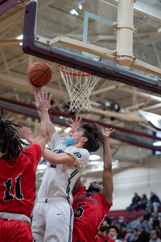 Max Rentsch was unstoppable in the first half. (Darin Reed photo.)