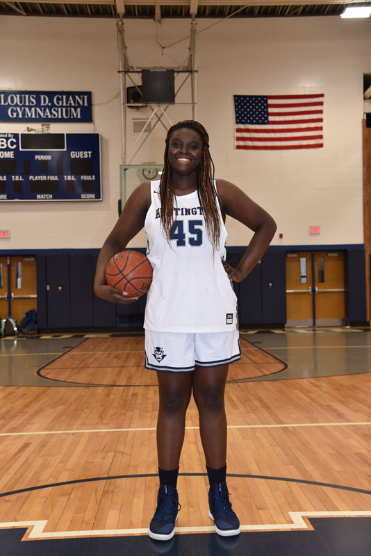 Senior Junie Nosile had her best game this year with 18 points.