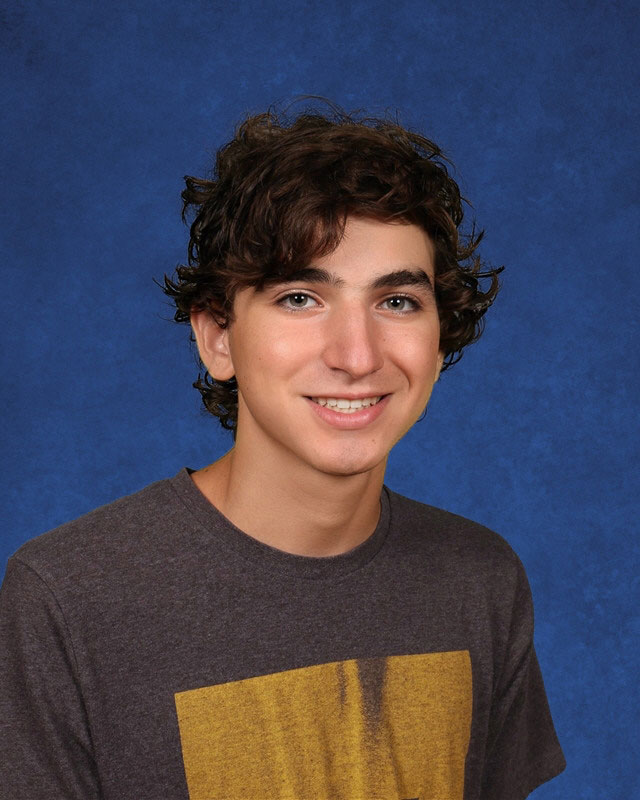  Huntington High School senior Luca D'Anna. 