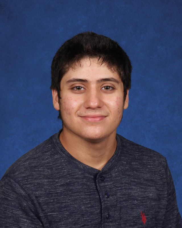  Huntington High School senior Omar Cruz Jr. 