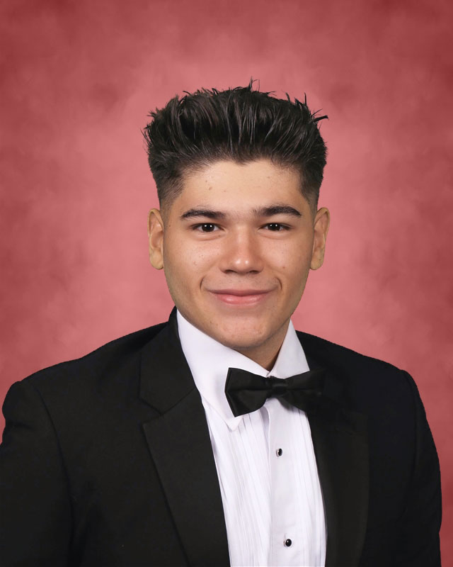 Huntington High School senior Gian Marco Vazquez.