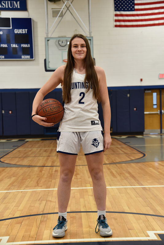 Huntington basketball star Emily Plachta.