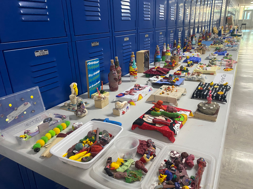 Huntington UFSD has its fair share of young artists.