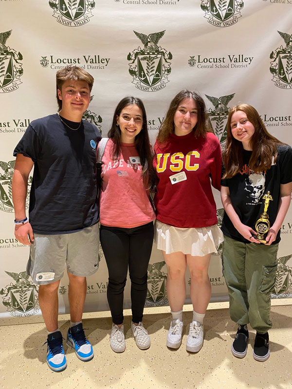 Jack O'Brien, Eliza Walther, Ally Kustera and Katerina Damiano showed their films.