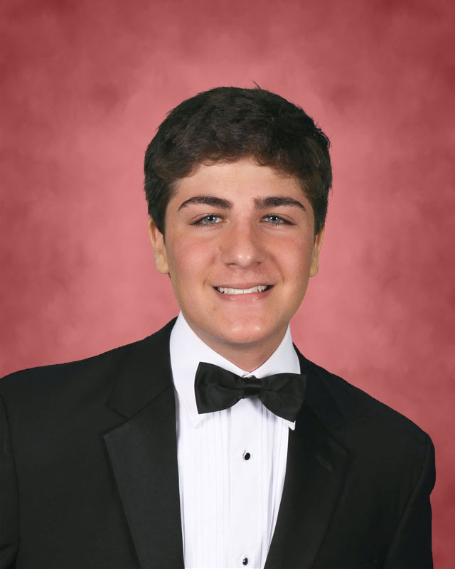 Huntington High School senior Teddy Tiliakos 