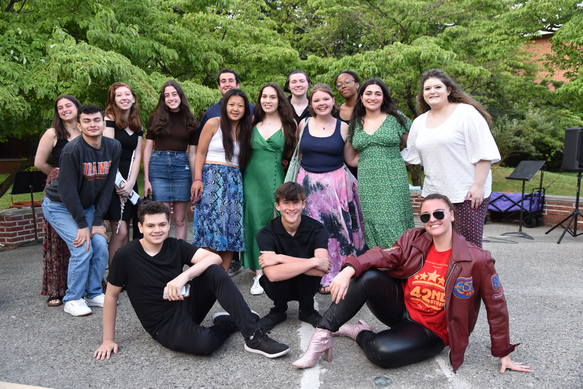 The senior performers had a great time 