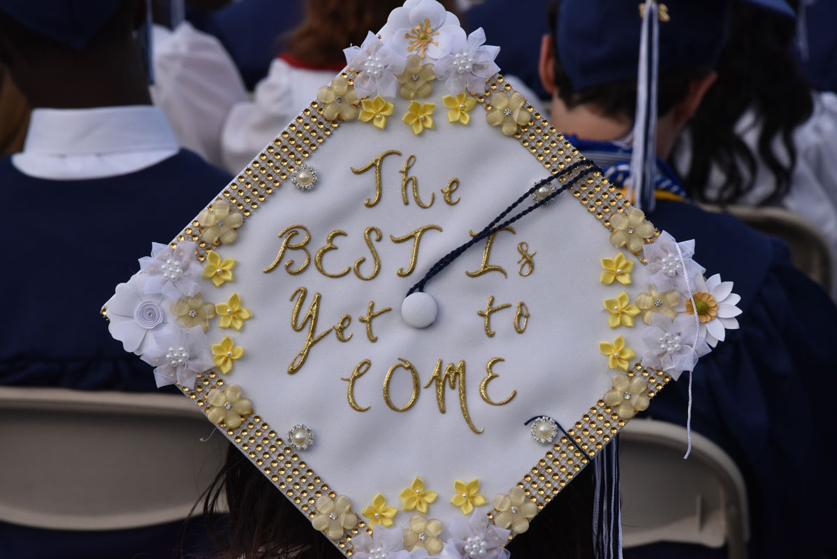Seniors will surely decorate their caps as their predecessors have done for many years. (Darin Reed phot)
