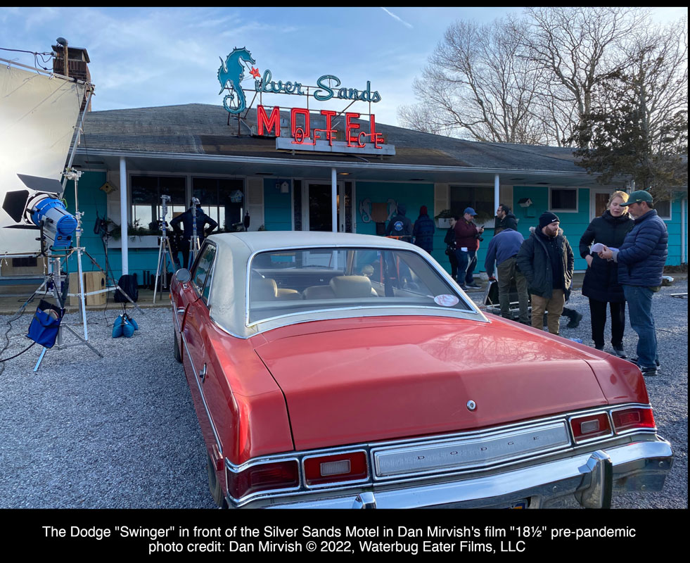 The new film was shot extensively at the Silver Sands Motel in Greenport.