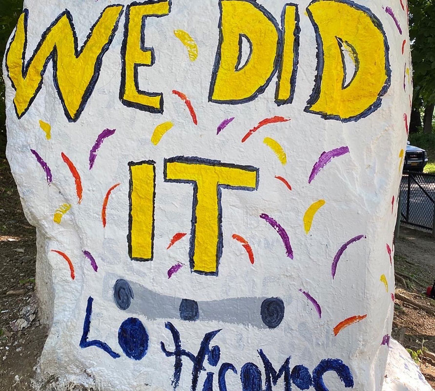 Yes the did and always with style. Congratulations Class of 2022.
