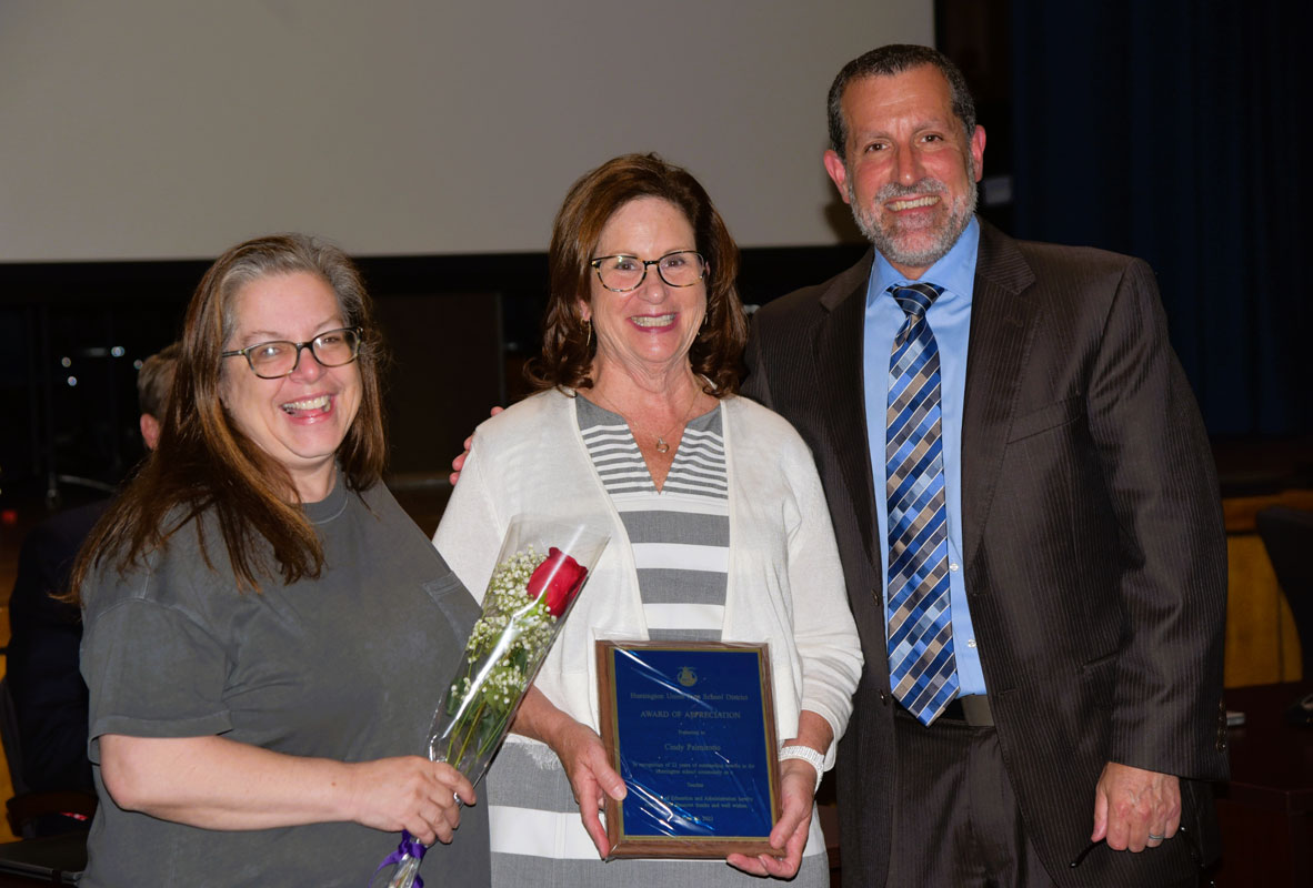 Teacher Cindy Palmirotto was among those honored 