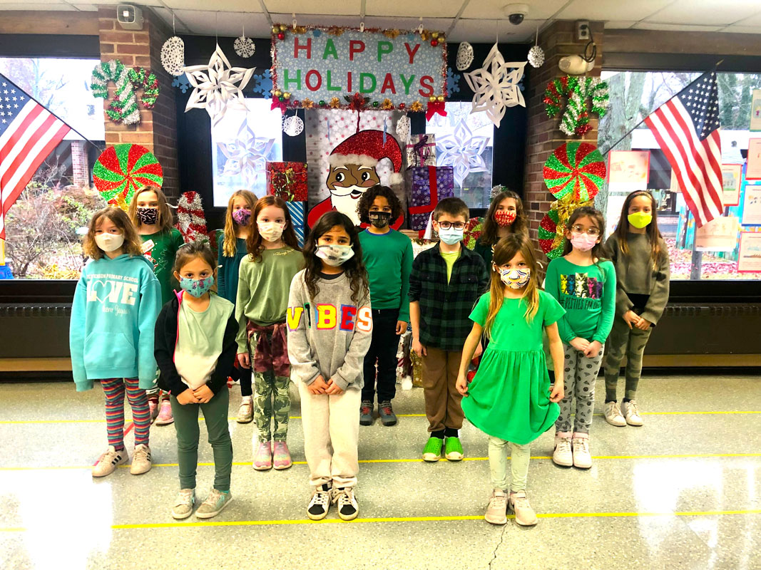 Jefferson Primary School's PTA Reflections contest participants. 