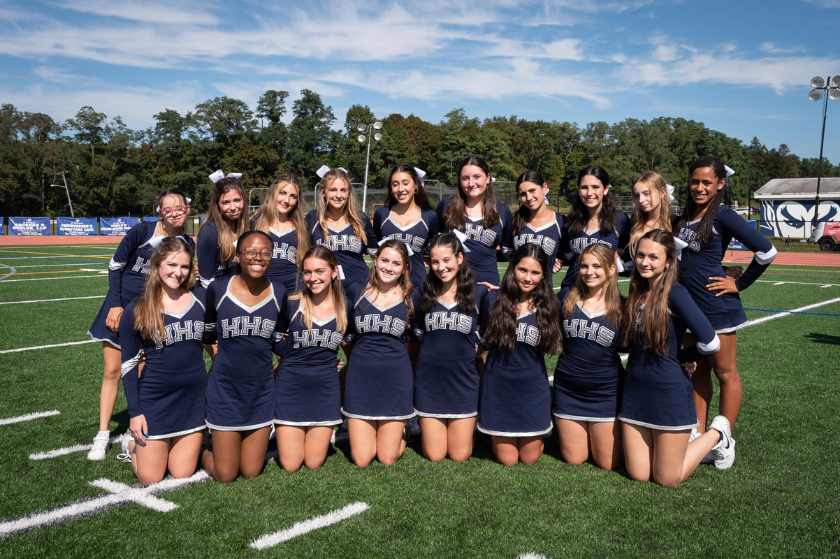 The Huntington High School Highsteppers competitive dance team. (Darin Reed photo.)