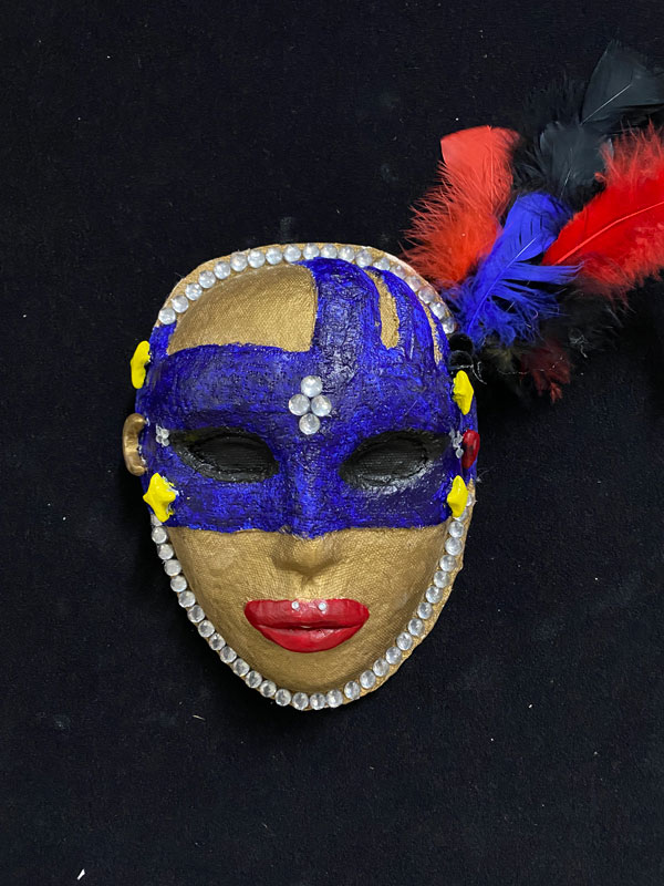 Sophomore Karla Canales Mejia developed this mask.