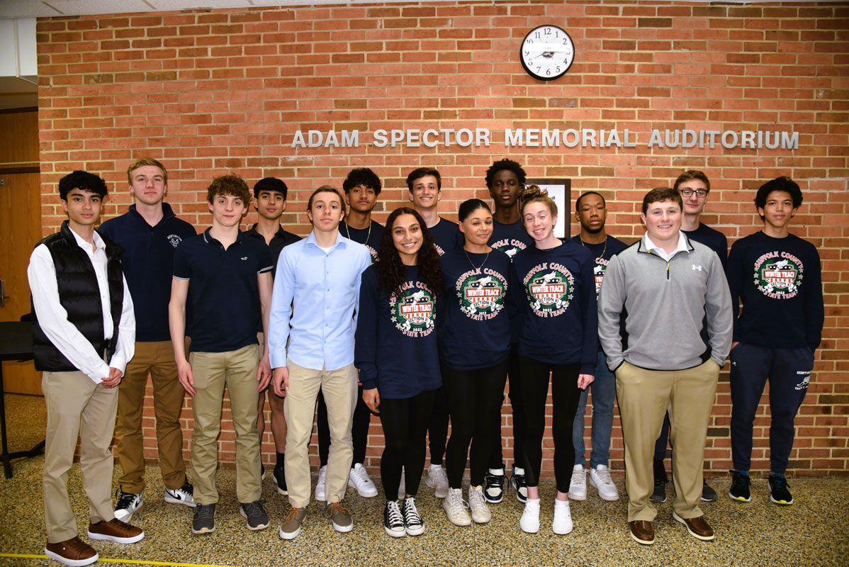 Huntington's All-State winter season athletes were honored 