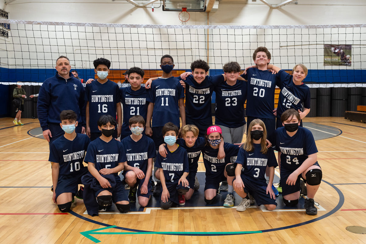 The 2022 Finley Middle School boys' volleyball team. (Darin Reed photo.)