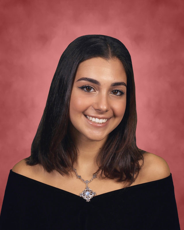  Huntington High School senior Ella Naima.   