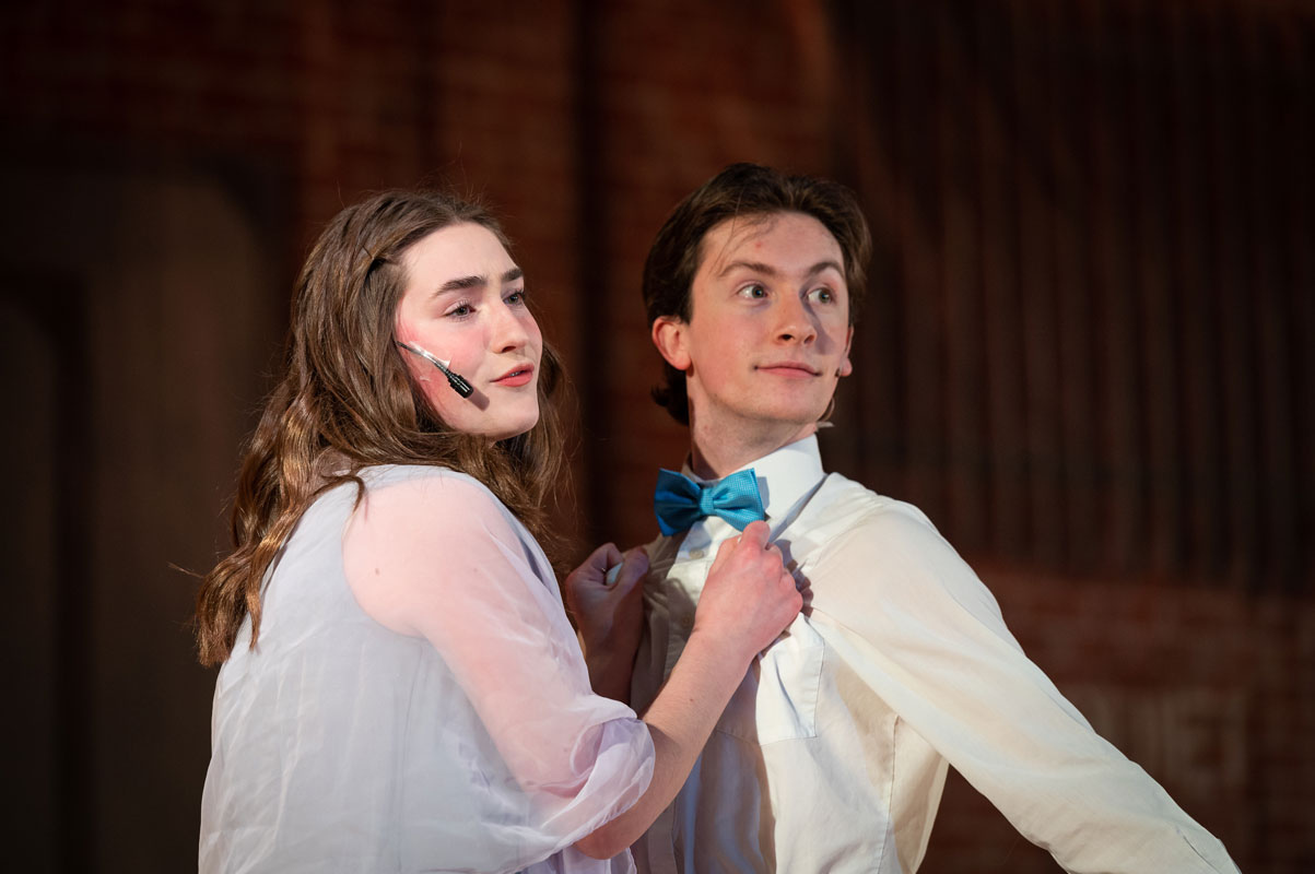 It's been a banner year for the Huntington High School drama club. (Darin Reed photo) 