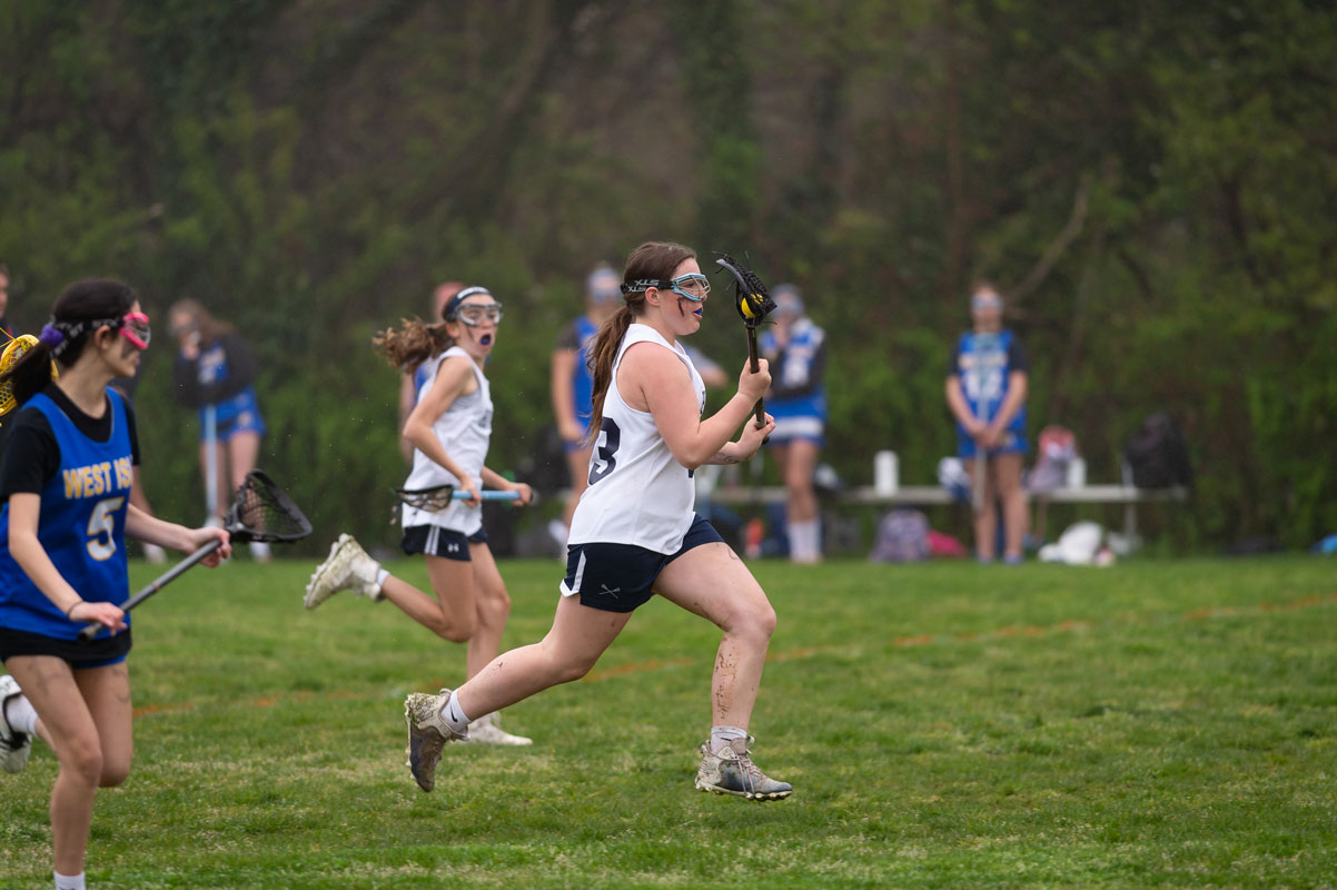 The Finley girls' lacrosse team features many skilled players. (Darin Reed photo.)