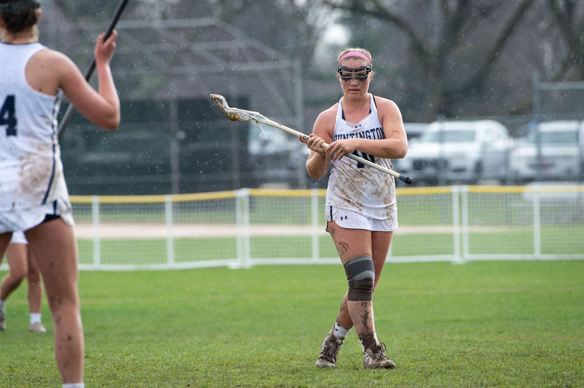 Gianna Forte scored four goals against Connetquot to give her 44 this spring. (Darin Reed photo.)
