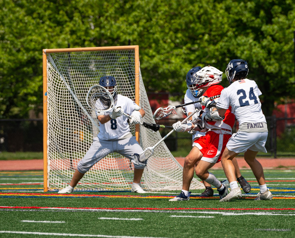 Sammy Mac Arner had his biggest game ever in goal. (Darin Reed photo.)